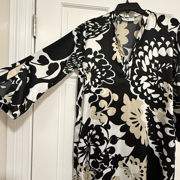Natori Dresses & Skirts - Natori Caftan (Kaftan) Lounge Dress SMALL Pull Over Kimono w/ pockets